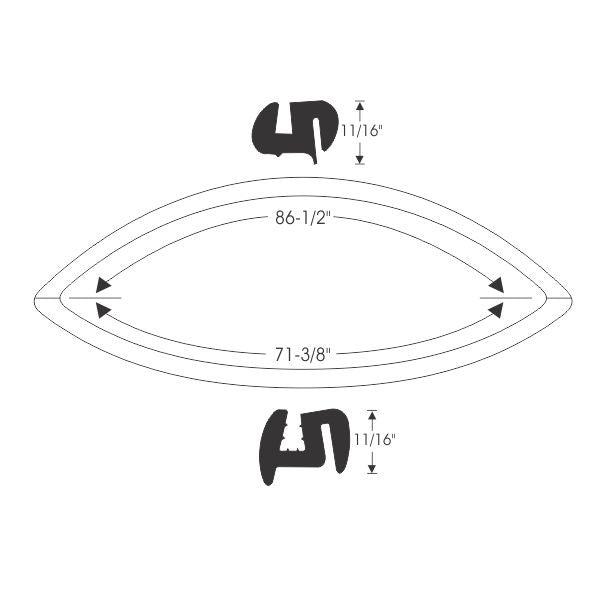 Rear Window Gasket