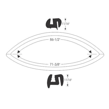 Rear Window Gasket