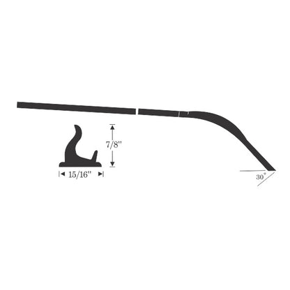 Hardtop Roof Rail Weatherstrip