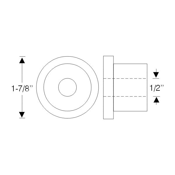 Rear Leaf Spring Eye or Shackle Bushing