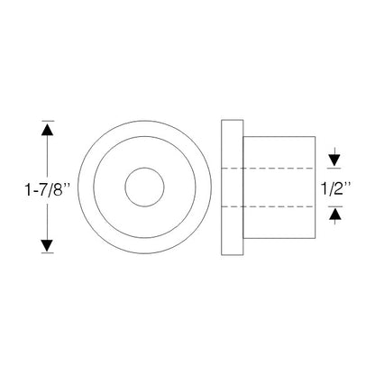 Rear Leaf Spring Eye or Shackle Bushing