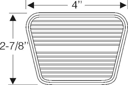 Clutch or Brake Pedal Pad