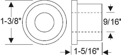 Rear Leaf Spring Eye and Shackle Bushing Set