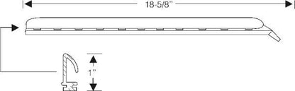 Side Window Vertical Leading Edge Weatherstrips