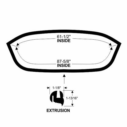 Rear Window Gasket