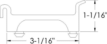 Radiator mounting pad