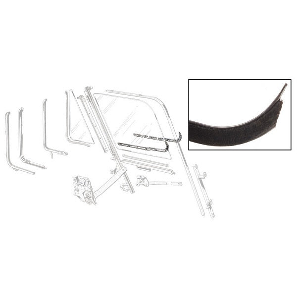 Window Felt Beltline Weatherstrips