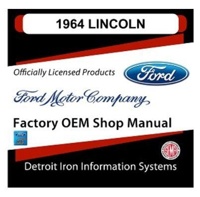 1964 Lincoln Factory Shop Manual, CD