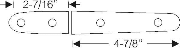 Trunk Hinge Mounting Pad