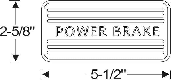 Power Brake Pedal Pad