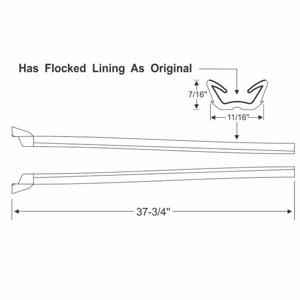 Vent Window Division Post Run Channels