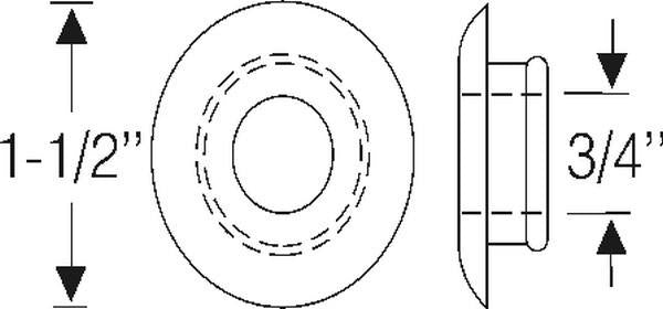 Horn trumpet grommet