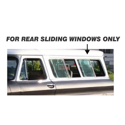 Rear Sliding Quarter Window Glass Kit