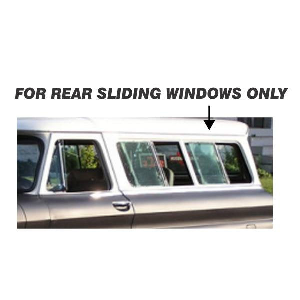 Rear Sliding Quarter Window Weatherstrips