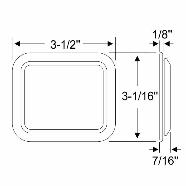 Kick Panel Hole Cover