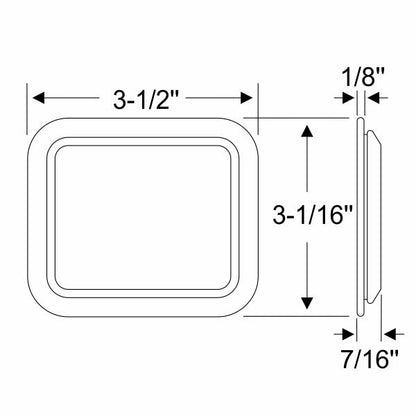 Kick Panel Hole Cover