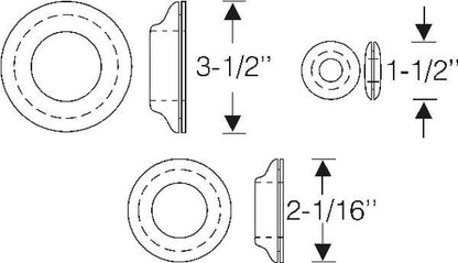 Side Mount Spare Grommet Set