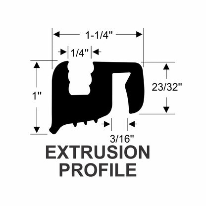 Triangular Side Window Gaskets