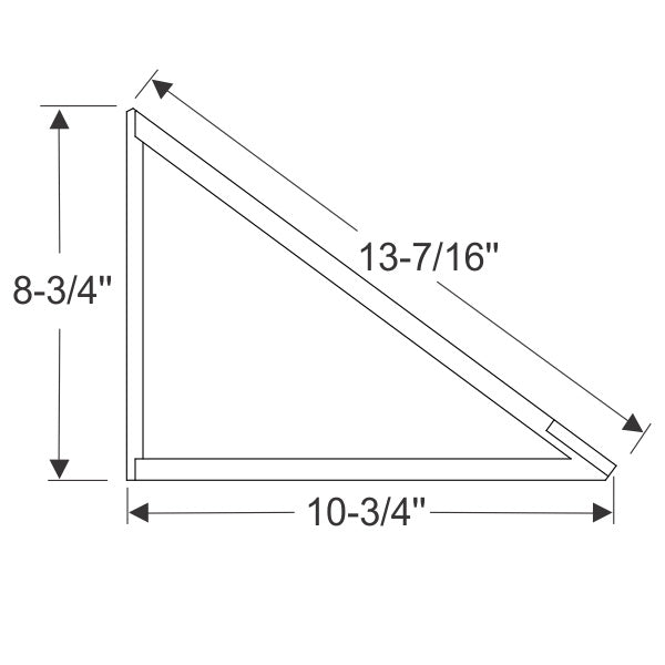 Rear door stationary window weatherstrip
