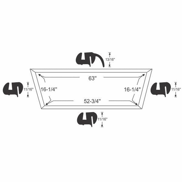 Rear Window Gasket