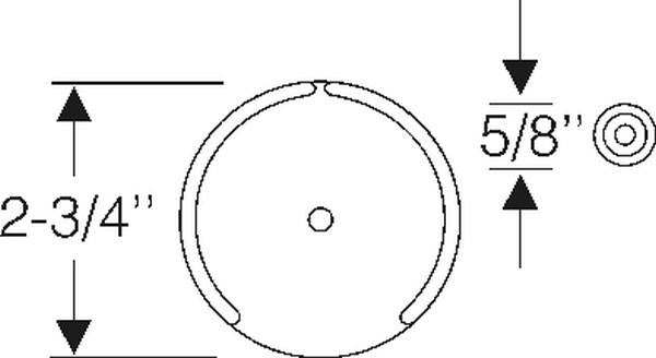 License Light Mounting Pad and Grommet Set