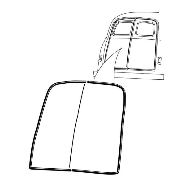 Rear Cargo Door Weatherstrips - Panel Truck