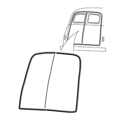 Rear Cargo Door Weatherstrips - Panel Truck