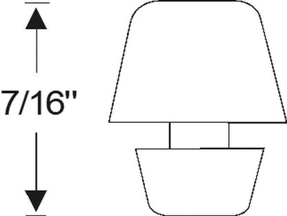 Hood Louver Corner Stop Bumpers
