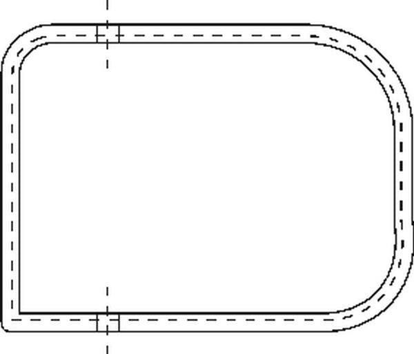 Rear quarter vent weatherstrip