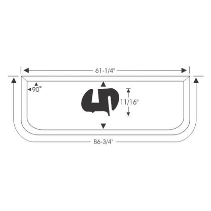 Rear Window Gasket
