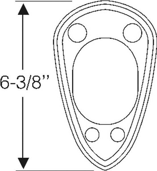 Air Intake Scoop Mounting Pad