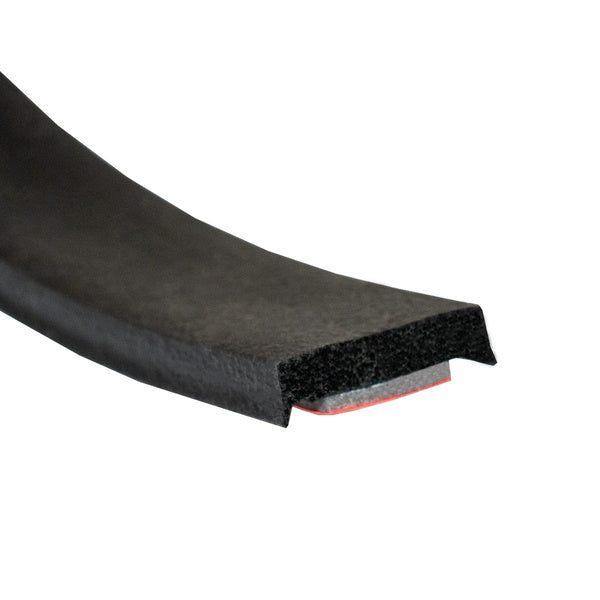 5/8" x 1/8" Rectangular Sponge Rubber Door Weatherstrip