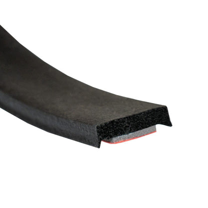 5/8" x 1/8" Rectangular Sponge Rubber Door Weatherstrip