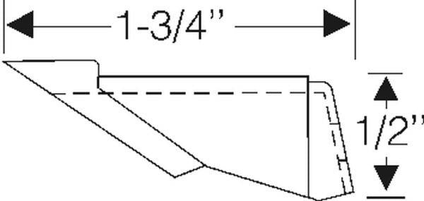 Run Channel Upper Bumper