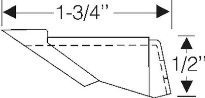 Run Channel Upper Bumper