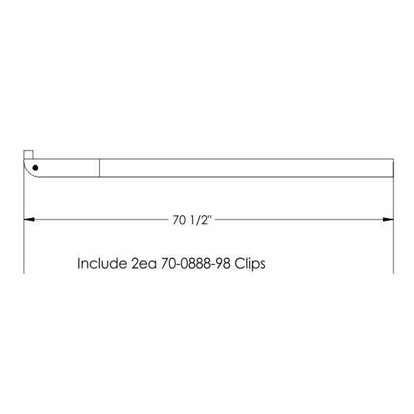 Hardtop Roof Rail Weatherstrips