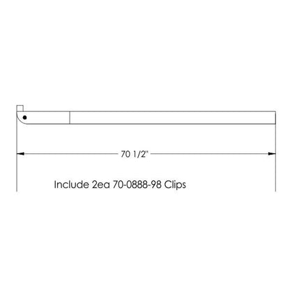 Hardtop Roof Rail Weatherstrips