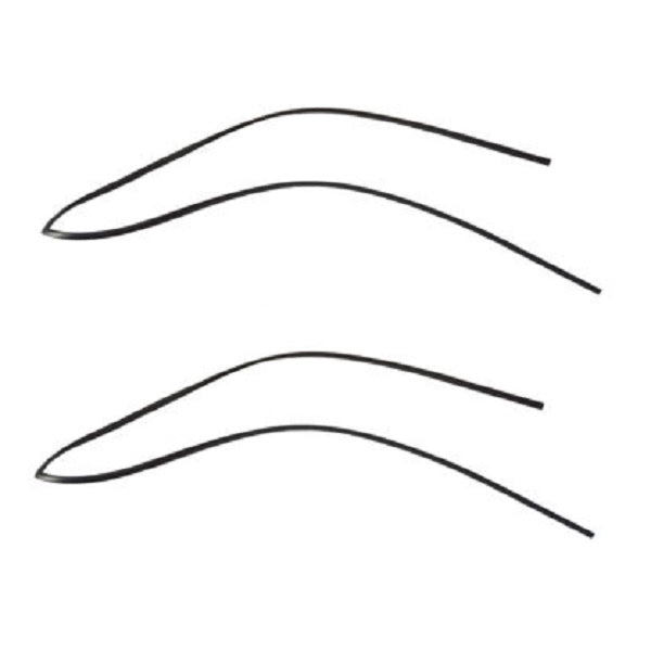 Windshield Trim To Glass Weatherstrips - Convertible