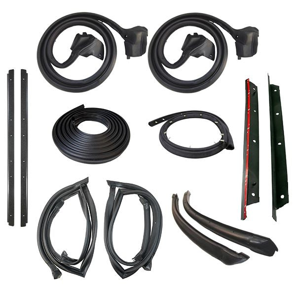 T-Top Body Weatherstrip Kit with Plastic Drip Edge