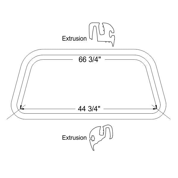 Rear Liftgate Window Gasket