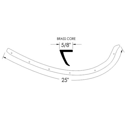 Door Weatherstrip - Rear Door Striker Seal