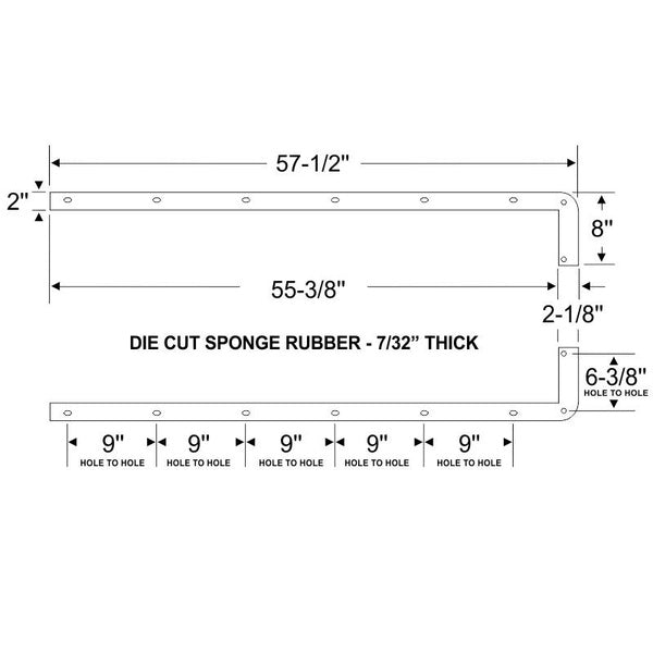 Travel Top To Quarter Panel Weatherstrips