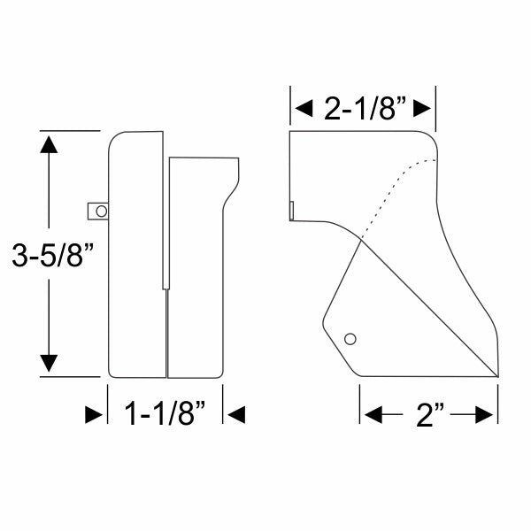Rear Door Hinge Pillar Filler