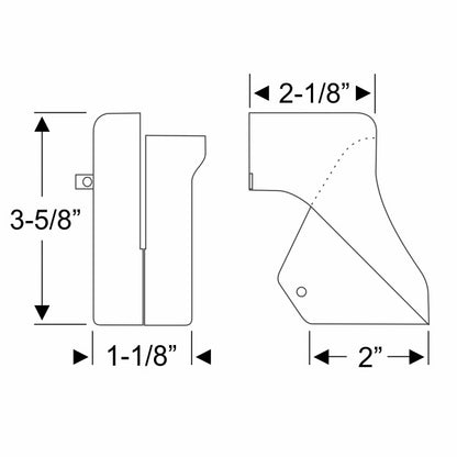 Rear Door Hinge Pillar Filler