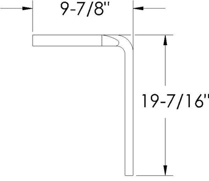 Upper Hinge Pillar Weatherstrips