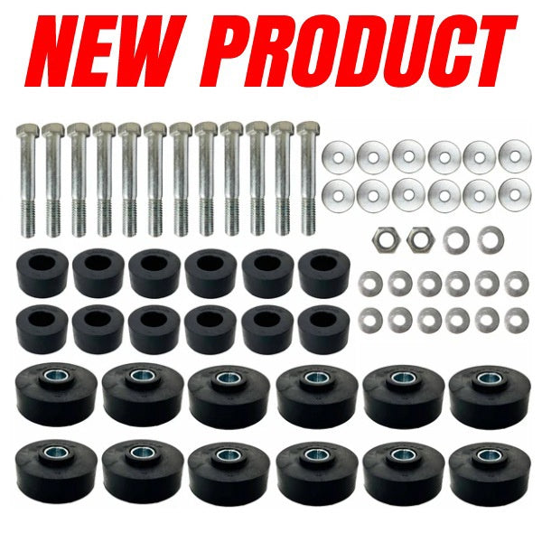 Body Mounts and Hardware Set - Convertible
