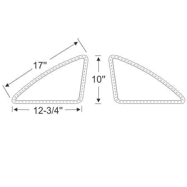 Rear Window Gasket Set