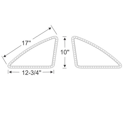 Rear Window Gasket Set