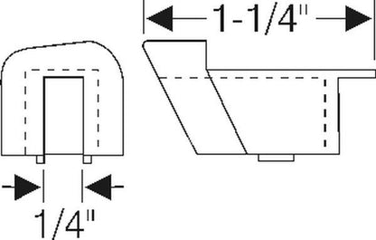 Run Channel Upper Bumper