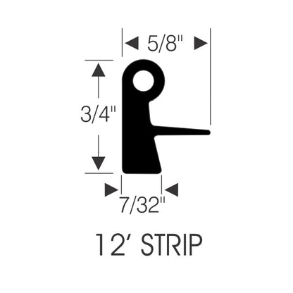 Windshield Weatherstrip Channel